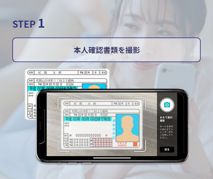 STEP 1 本人確認書類を撮影