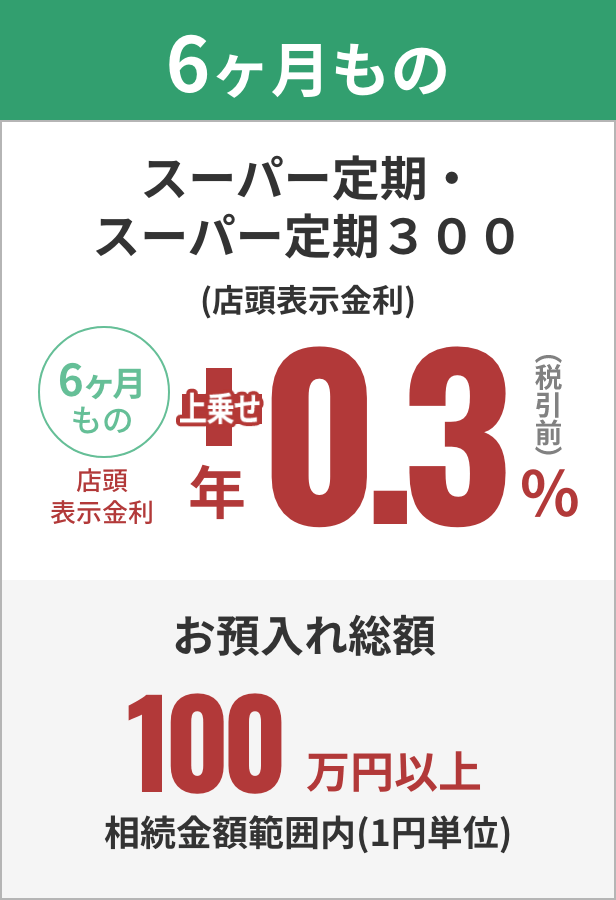 6ヶ月もの