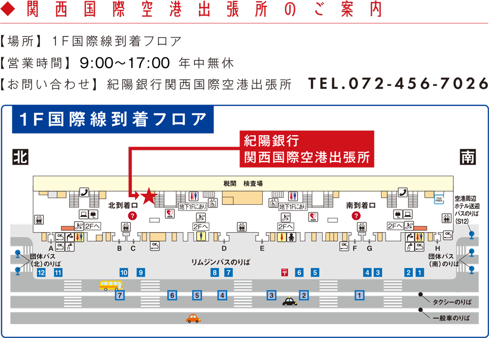 関西国際空港出張所のご案内