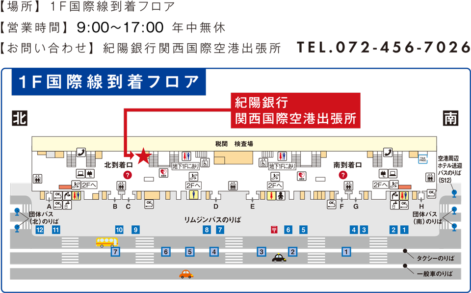 関西国際空港出張所のご案内