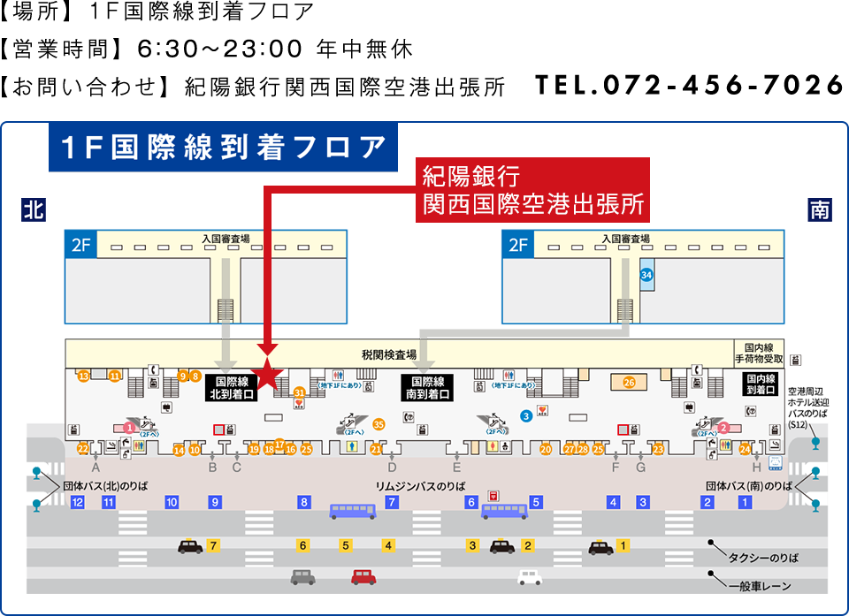 関西国際空港出張所のご案内