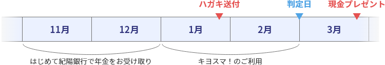 11月、12月にはじめて年金をお受け取りの場合