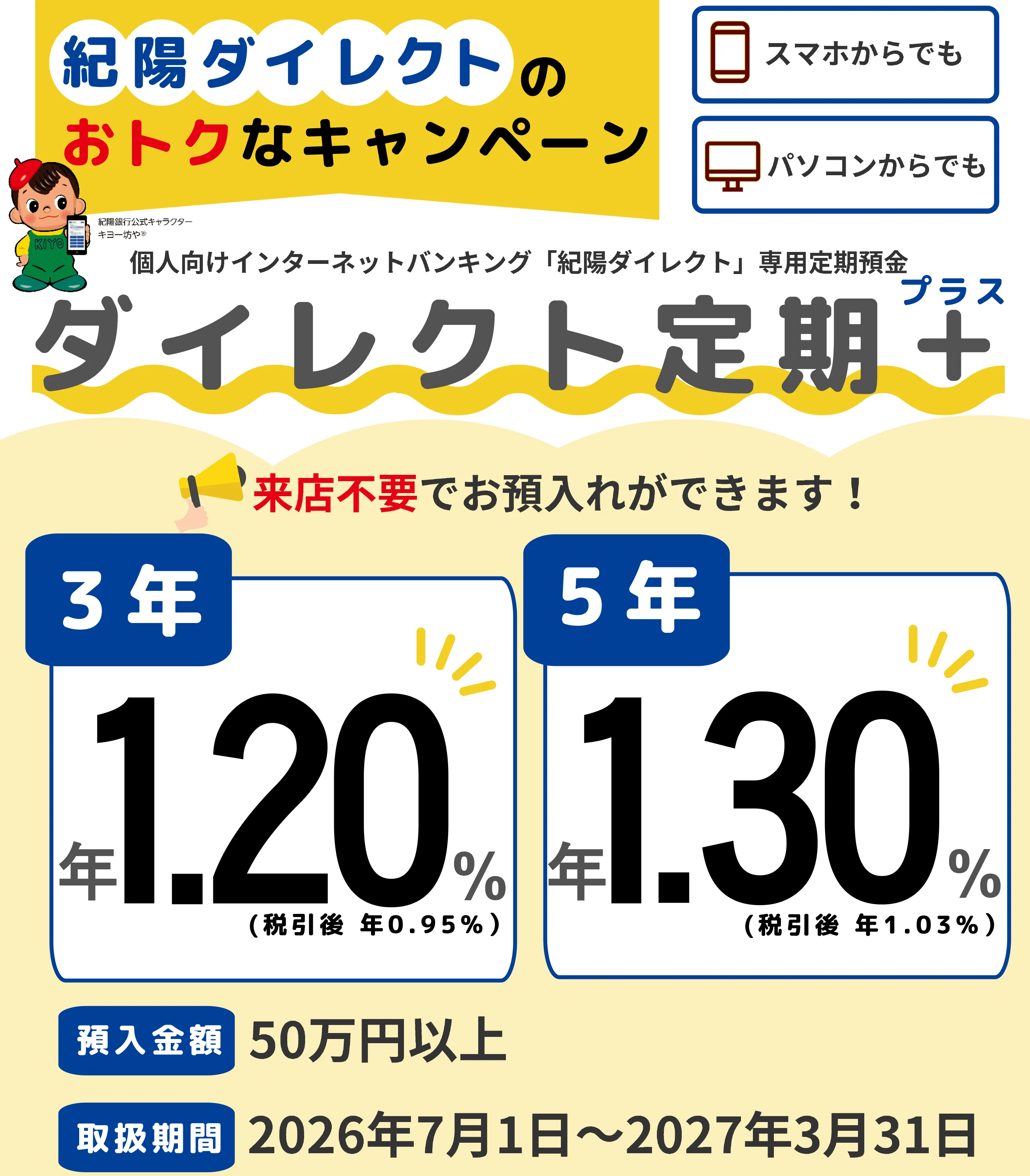 ダイレクト定期プラス