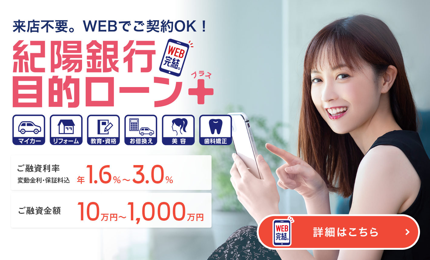 紀陽銀行目的ローンプラス