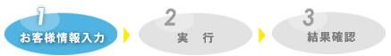 ステップ１：お客様情報の入力