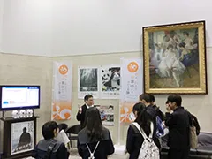 地元の中学生を対象にした職場見学の受け入れ