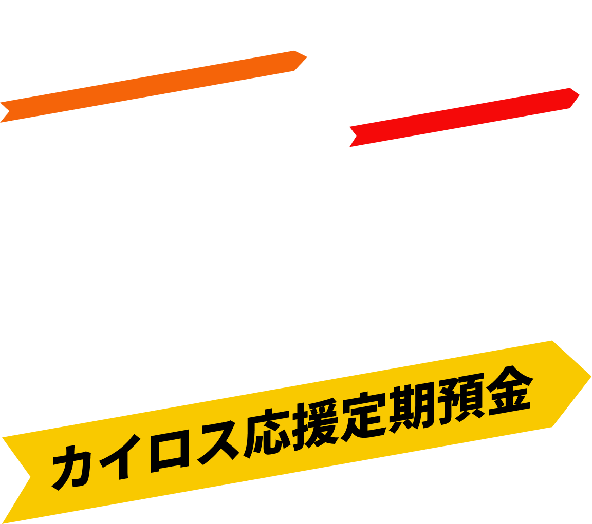 あなたの預金で地域を応援！さらに、ここでしか味わえない"特別な体験"が待っている！カイロス応援定期預金